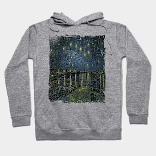 Vincent Van gogh starry night Rhone Hoodie